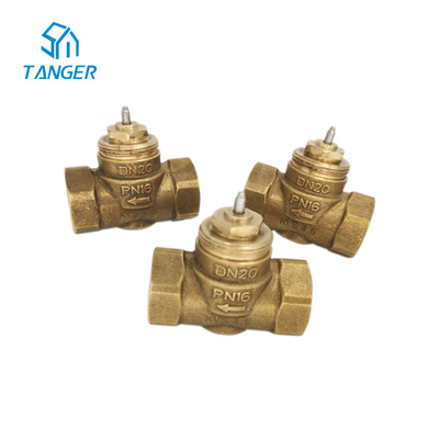 o radiador PN16 da válvula do trv do trv de 15mm 10mm encanta a elevação da porca flui Rate Kvs 4,5&quot;