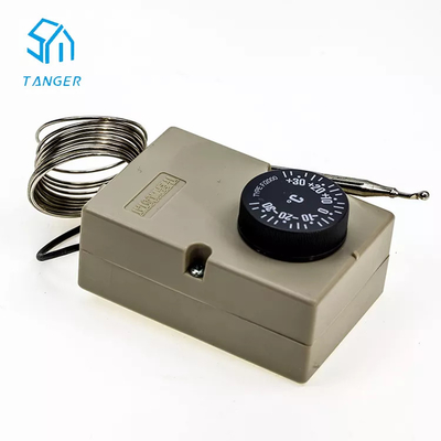 Bulbo e controlador de interruptor capilar Tube Manual Reset da temperatura -35~35C L estilo