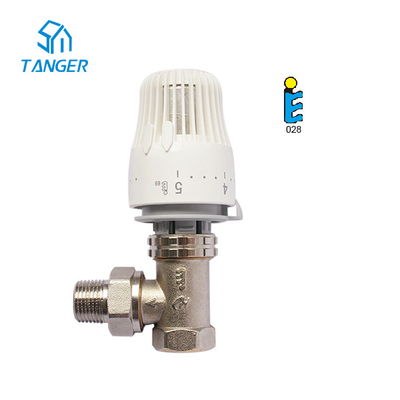 cabeça universal principal da válvula de ângulo EN215 do radiador 265kg/h termostático Trv