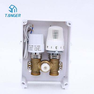 Atuadores térmicos elétricos da unidade de controle do aquecimento Underfloor do quarto de solteiro