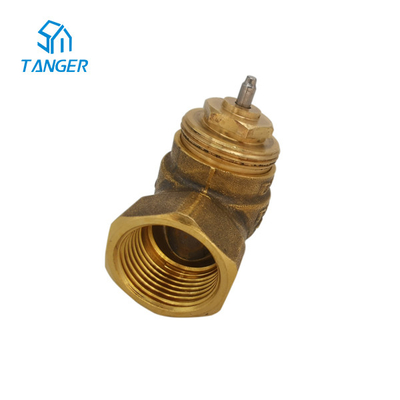 o radiador PN16 da válvula do trv do trv de 15mm 10mm encanta a elevação da porca flui Rate Kvs 4,5&quot;