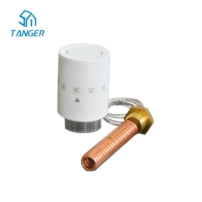 Cabeça da válvula do radiador de Trv agarrada fora do sensor espiral M30x1.5 da imersão