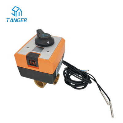 3 elemento de detecção remota elétrico do atuador da válvula de bola da maneira 12v 10Nm