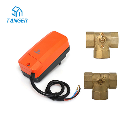 Conjunto instantâneo 2Nm 230V da maneira elétrica da 3-maneira 2 do atuador da válvula de bola